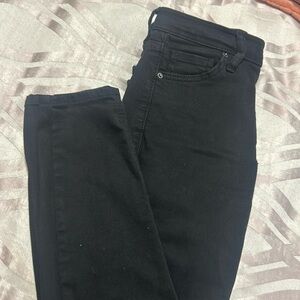 Black Topshop Ankle Skinny Jeans
